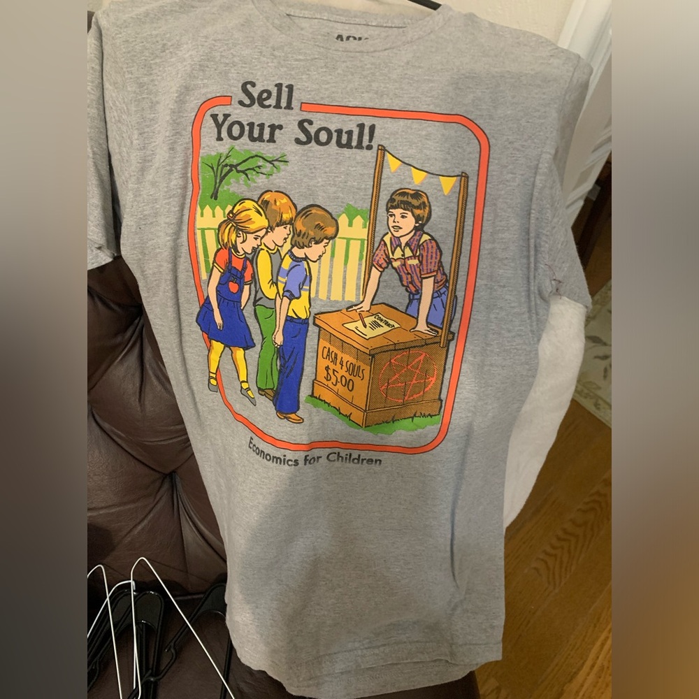 Black Matter Steven Rhodes Sell Your Soul T-Shirt Size Medium